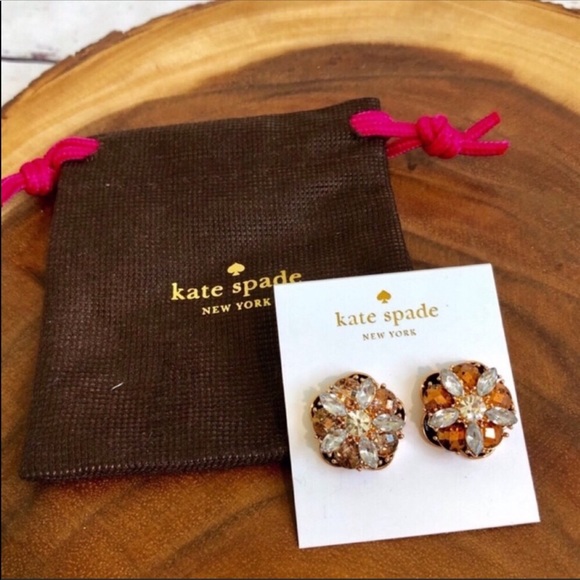 Kate Spade Statement Flower Earrings NWT - Picture 5 of 7